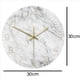 thumbnail image 4 of 2X Reloj de Pared de MáRmol Mudo de Cuarzo AnalóGico 3D Reloj de Pared Redondo Impreso DecoracióN Creativa para el Hogar, 4 of 5