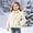 White, variant on DJDLJWCJ Toddler Girls Fleece Lined Jacket Winter Warm Zip Up Jacket Cute Solid Color Thicken Long Sleeve Coat Gray Size 12Months