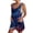 Vermilion, variant on JULMCOMO 4th of July Rompers for Women American Flag Sleeveless Casual 1776 250th Year Outfits Independence Day Red White Blue Short Pants with Pockets Navy L