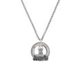 thumbnail image 1 of Silvertone 3-D ''Dream On'' Stamp You Needs Santa Affirmation Ring Necklace, 1 of 2