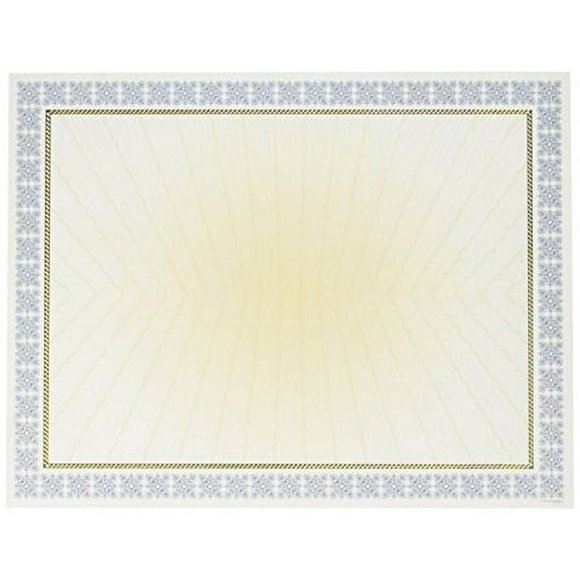 Great Papers! Westminster Blue Metallic and Gold Foil Certificates, 8.5"x11", 15 Count (963024)