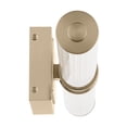 thumbnail image 2 of 55197CPZLED Kichler Lighting Laurene - 96W 2 LED Fluted Glass Large Linear Bath Vanity-5 Inch Tall and 31 Inch Wide-Champagne Bronze Finish, 2 of 5