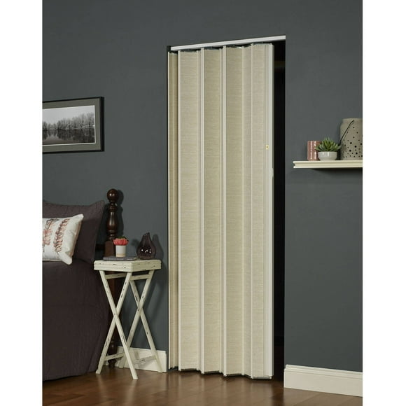 LTL Home Products WF3680C Woodshire Multifold Interior Accordion Folding Door, 36 x 80 Inches, Chalk