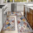 thumbnail image 6 of Kitchen Rugs Sets of 3 Non Slip Washable Kitchen Mats for Floor, Waterproof Kitchen Runner Rug, Floor Mat Carpet for Entryway, Laundry, Sink, Hallway, Bathroom, 6 of 12