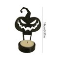 thumbnail image 4 of Portavelas de terror de metal para Halloween Shadow Caster para decoración del hogar (E), 4 of 7