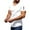 White, variant on WTXUE T-Shirts Short Sleeve, V-Neck Shirts Summer Casual Zipper Pocket T Shirt Top Blouse Cotton Solid Casual Tops for Men White XL