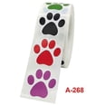 thumbnail image 3 of 2 Rolls, Animal Paws Stickers 1000pcs 1' Labels, Dog Paws For Kids, Parties, Vets, Kennel and Post (colorful), 3 of 4