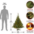 thumbnail image 3 of National Tree Company 4 Ft Artificial Prelit Kincaid Spruce Christmas Tree, 3 of 7