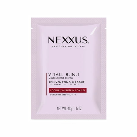 (2 Pack) Nexxus Vitall 8-in-1 Masque for All Hair Types 1.5 (Best Hair Masque For Fine Hair)