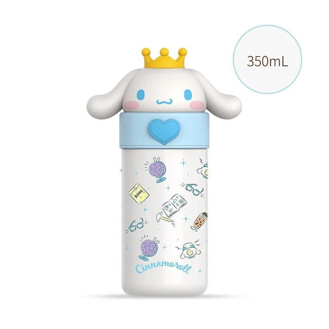 Sanrio-termo de acero inoxidable 350 para niños, botella de agua de 316 ml, Hello Kitty, Kawaii, Kuromi, Cinnamoroll Melody