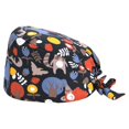 thumbnail image 3 of 8 Pcs Gourd Caps Long-time Service Pure Operation Room No Patterns Color Dull Polish Printed Professional Assorted Colors Work Uniform Operating Hats L14, 3 of 7