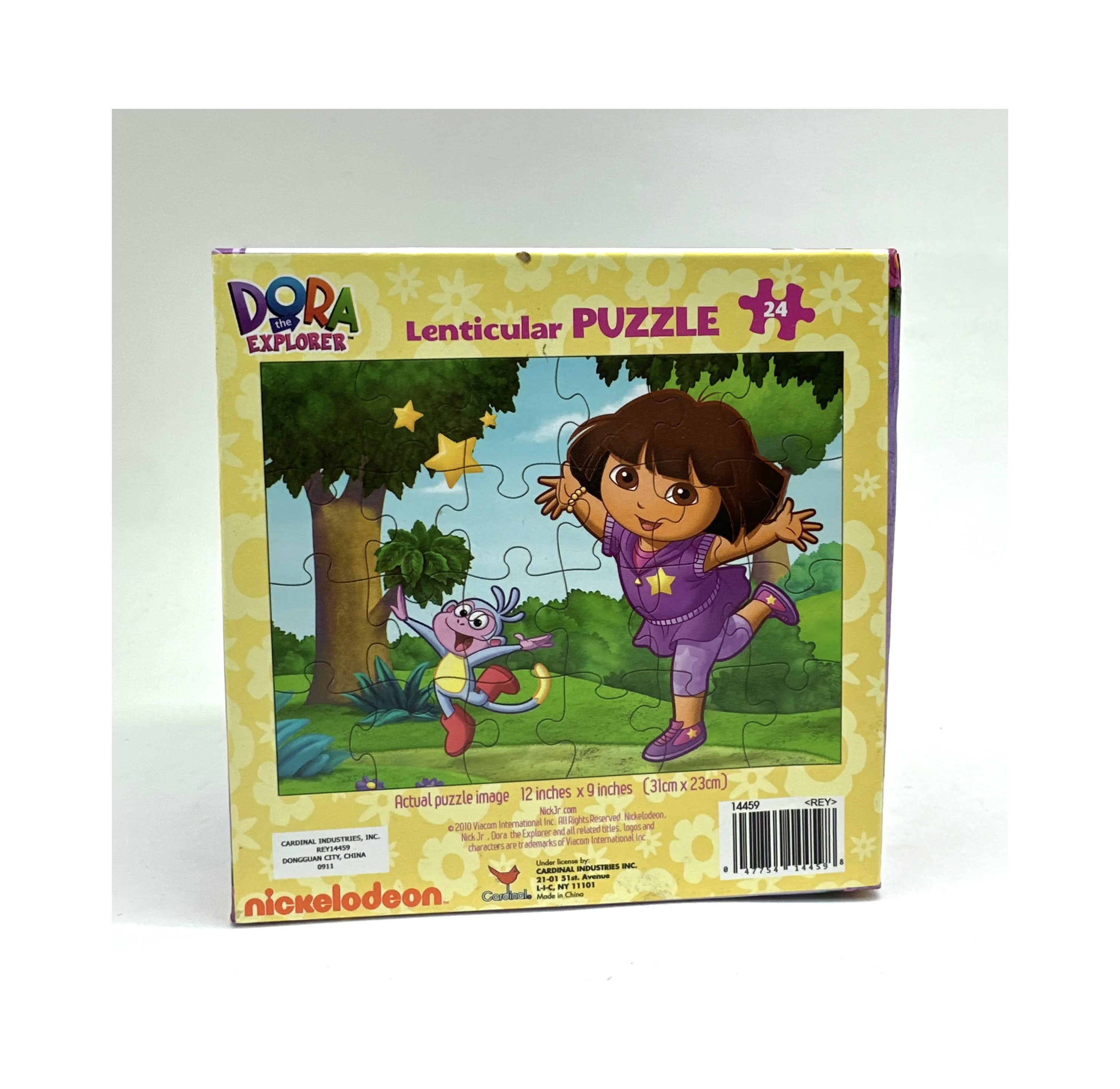 Nickelodeon's Dora The Explorer Lenticular Travel Puzzle Set