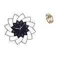 thumbnail image 5 of Reloj De Pared Acrílico Con Forma De Flor Y Estatua Abstracta De Pareja. Escultura Creativa De Resina. Decoración Para Dormitorio, Cafetería, Estantería O Escritorio., 5 of 5