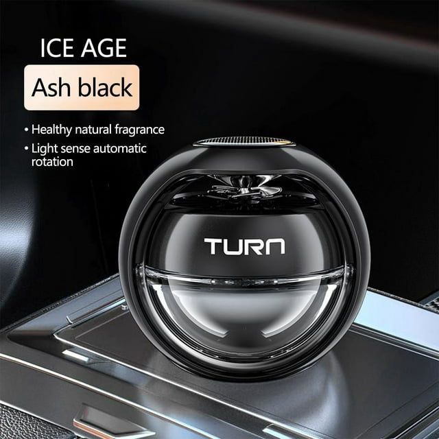 Dvkptbk Smart Solar-Powered Car Freshener Aromatherapy Diffuser with Gentle Fan Stylish Interior Decor for Vehicles Subtle and Perfume Oil Diffusion 50ml