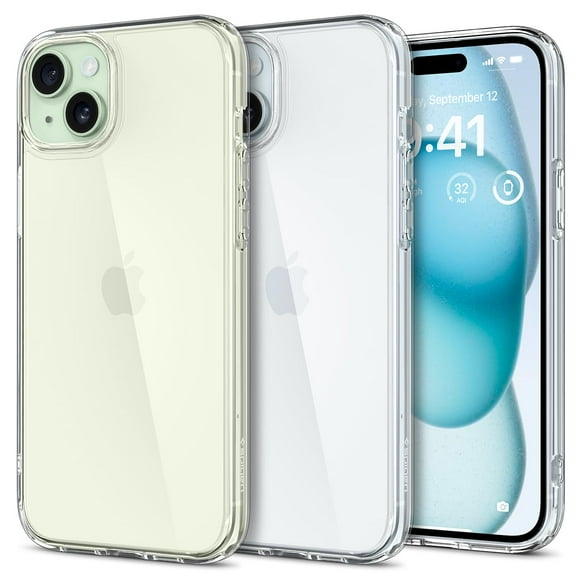 Spigen iPhone 15 Case Ultra Hybrid Crystal Clear Anti-Yellowing