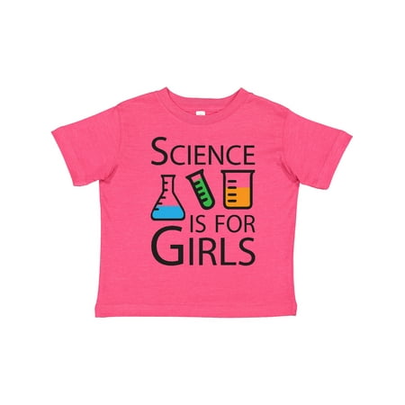 

Inktastic Science is for Girls Gift Toddler Toddler Girl T-Shirt