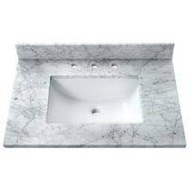 Avanity Sut37-Rs 37" Marble Vanity Top - White