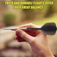 thumbnail image 4 of Meileang 6Pcs Dart Tail Professional Precise Flying Indoor Outdoor 2Ba 4Ba Transparent Plastic Integrated Dart Shaft Flight Dart Replacement Accessories, 4 of 8