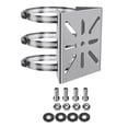 thumbnail image 1 of Soporte de poste vertical para cámara de seguridad, soporte de montaje en pared de acero inoxidable, elegante, fácil de instalar, universal para, 1 of 8