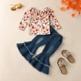 thumbnail image 2 of Ketyyh-chn99 Photography Outfits Girl Fashion Toddler Baby Girl Summer Clothes Outfits Ruffle Camisole Pants Kids Clothing Set Size for 4-5 Years,Dark Blue, 2 of 7