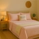 thumbnail image 5 of Juego de Sabanas Algodón Kyuden Home Rosa Pastel Matrimonial, 5 of 7