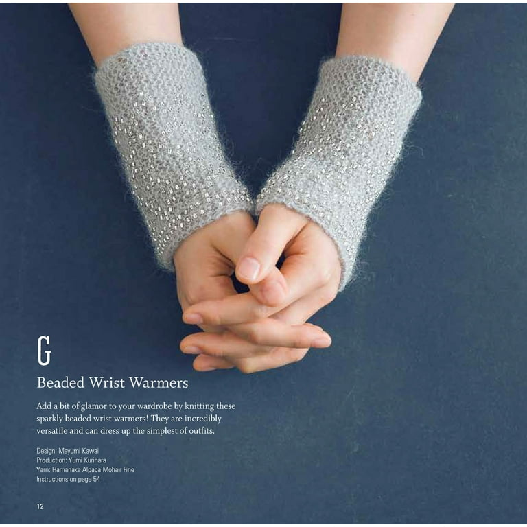Easy Knitted Fingerless Gloves: Stylish Japanese Knitting Patterns