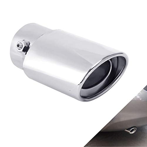 to Fit 1.5 to 2 Inch Exhaust Tail Pipe Diameter Car Muffler Tips Stainless Steel to give Chrome Effect Pack of 2 Exhaust tips 
