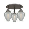 thumbnail image 2 of Innovations Lighting  Geneseo - 3 Light 18" Flush Mount Oil Rubbed Bronze, 2 of 5