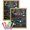 10"W x 12"H, variant on of School Sign 12"x16" - Double-Sided Chalkboard, of School Board with Solid Frame - Includes 6 Dry Erase Markers for Grades Student