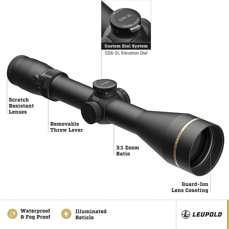 メンズウェア LEUPOLD VX3 4.5-14x50 Leupold VX-3HD 4.5-14x50 30mm CDS-ZL Illuminated FireDot