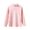 Pink*, variant on OSOLU Girls T-Shirt Turtleneck Long Sleeve Thin Horizontal Striped All Over Print Soft Layering Tops Pink
