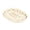 Beige, variant on Yhmxh Divided Lazy Susan Organizer, Oval 360° Rotating Turntable with Removable Dividers, Multi-Compartment Rotating Storage Tray for Kitchen Countertop Cabinet Pantry Bottle Cosmetic Organizer