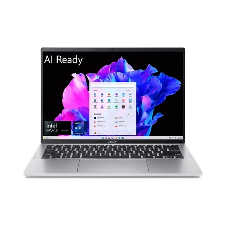 Acer Swift Go 14 Intel Evo Thin & Light Laptop | 14" 1920 x 1200 Touch Display | Unlock AI Experiences | Intel Core Ultra 7 Processor 155H | Intel ARC | 16GB LPDDR5X | 512GB SSD | SFG14-72T-718K