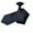 Navy, variant on Fashion Solid Color Neckties Clip Closure Design for Business Wedding Suit Black One Size