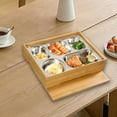 thumbnail image 6 of kowaku Japanese Bento Box Snack Serving Box Traditional for Worksite amping C, 6 of 9