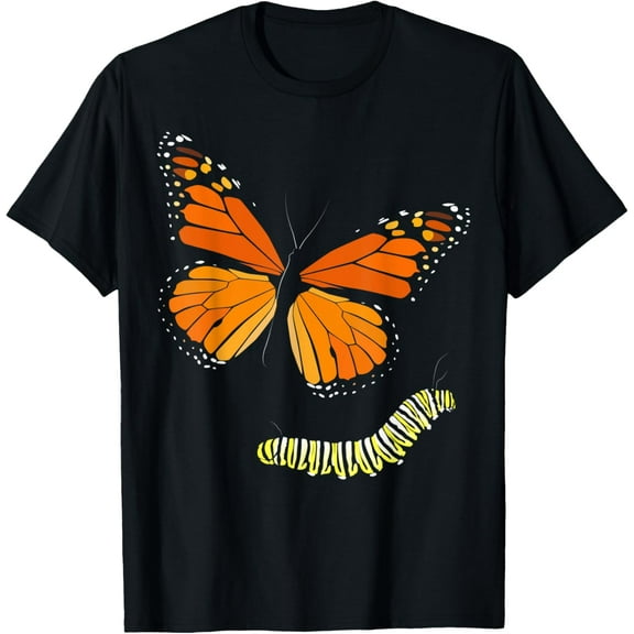 Monarch Butterfly and Caterpillar T-Shirt