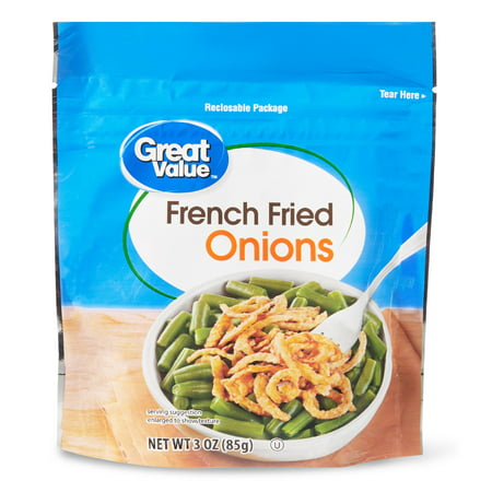 (4 Pack) Great Value French Fried Onions, 3 oz (Best Way To Cook Frozen French Fries)