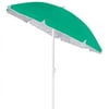 Copa 6' Classic Oxford Beach Umbrella with Silver Lining & Anchor Pole