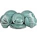 thumbnail image 3 of Elama ELM-Malibu-Waves-AD 16-Piece Dinnerware, 16pc Set, Turquoise, 3 of 3