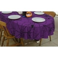 thumbnail image 5 of Halloween Oval Tablecloth Spider Web Table Cloth for Halloween Home and Kitchen Decorations - 60" X 102" Oval, 5 of 6