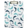 thumbnail image 2 of Coolnut Cute Dolphin Clipboard, Acrylic Standard A4 Letter Size Clip Board with Low Profile Clip for Office, Classroom, Doctor, Nurse and Teacher Gifts, 2 of 7