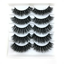 8D Dramatic Volume Wispy False Eyelashes Multipack Set with Ten Pairs of Eye Lashes for a Full
