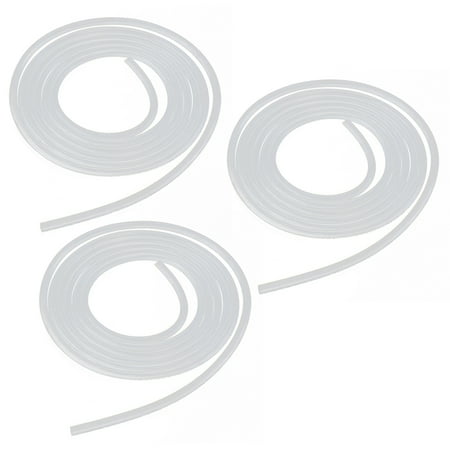 

3pcs 2 Meter Silicone Tube Silicone Tube Pressure Hose Highly Flexible 8 x 10mm
