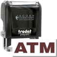 thumbnail image 1 of Self-Inking Atm Stamp, Trodat Printy 4911, Press and Print Stamping, Impression Size 5/8" x 1-1/2", Up to 10,000 Impressions - Brown Ink, 1 of 10