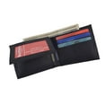 thumbnail image 6 of Ostrich Print Cowhide Leather Bifold Wallet with Flip ID window & Credit Card Slots 71053 OS, 6 of 34