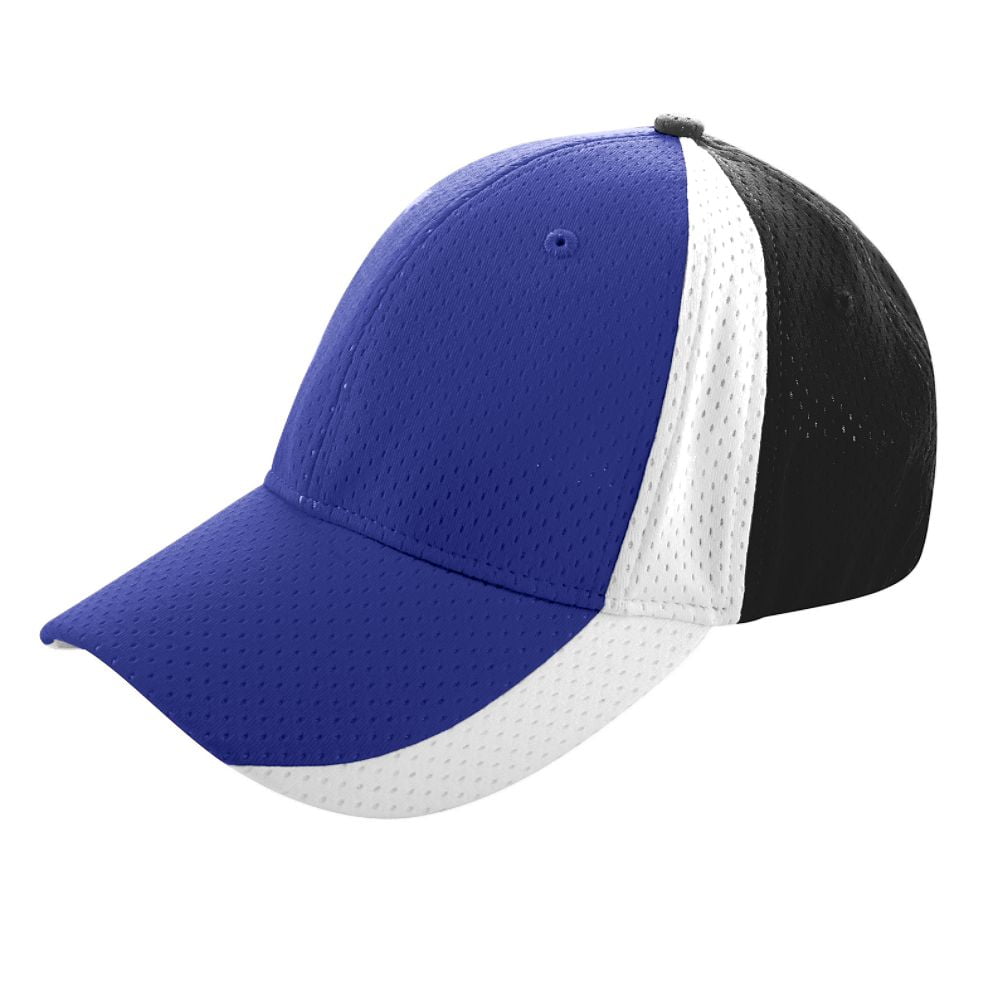 6247 Augusta Sportswear Sport Flex Three Color Polyester Low Profile Mesh Cap 