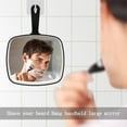 thumbnail image 3 of Extra Large Hand Mirror Handheld 12.4”L x 9” W Mirror with Handle, Mirror for Barber Hairdressing, 3 of 5