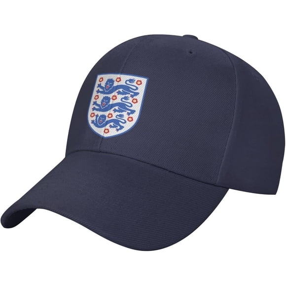 UK England Emblem Lion Royal Baseball Cap Men - Classic Dad Hat Adjustable Plain Hat Black