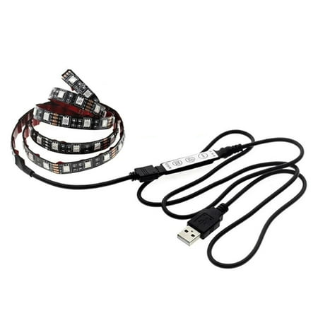

Fithood LED Strip Lights USB 5050 RGB TV Back Light Under Cabinet Kitchen Lighting