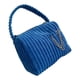 thumbnail image 3 of Bolso de hombro de terciopelo para mujer, elegante, exquisito, con cremalleras suavizantes, bolso de hombro femenino, color azul real, tamaño libre, 3 of 12